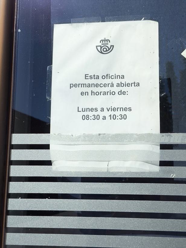 Oficina de Correos en Cobisa