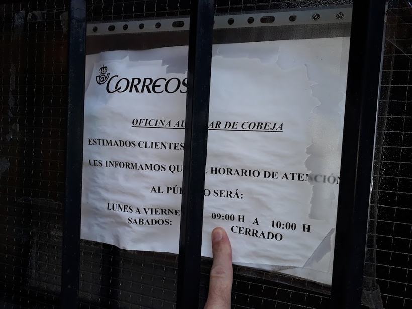 Oficina de Correos en Cobeja
