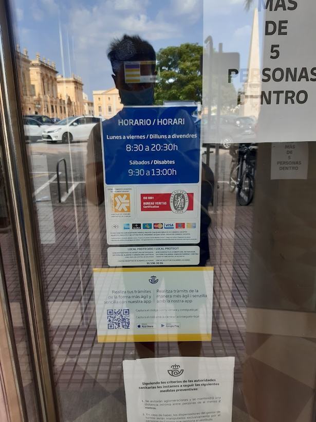 Oficina de Correos en Ciutadella de Menorca