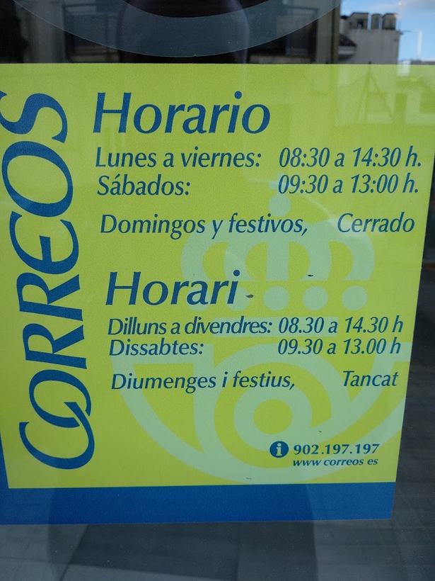 Oficina de Correos en Vilassar de Dalt
