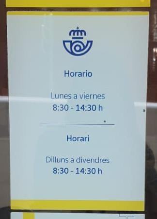 Oficina de Correos en Llinars del Vallès