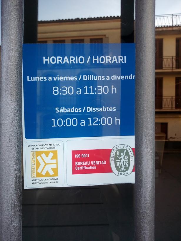 Oficina de Correos en Prats de Lluçanès
