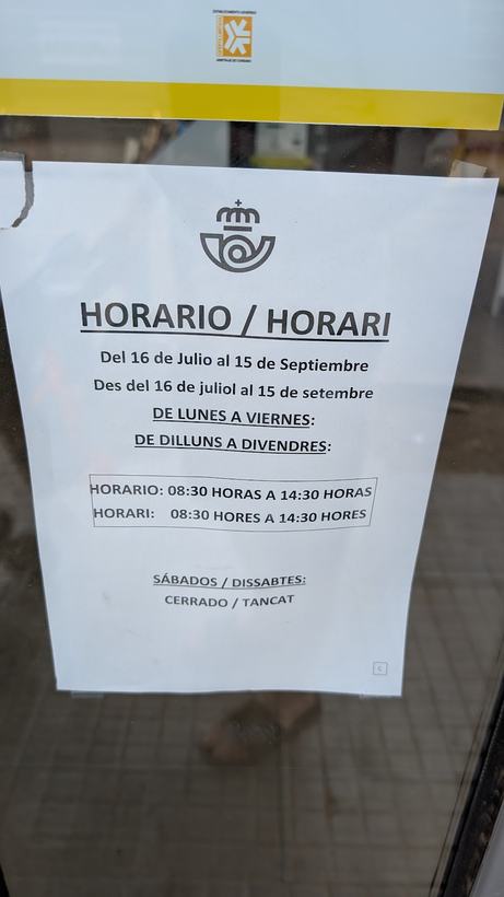 Oficina de Correos en Sant Feliu de Llobregat
