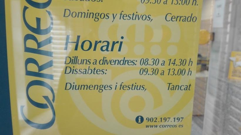 Oficina de Correos en La Vall d'Uixó