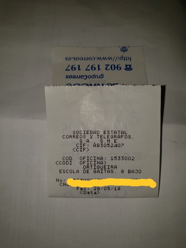 Oficina de Correos en Ortigueira
