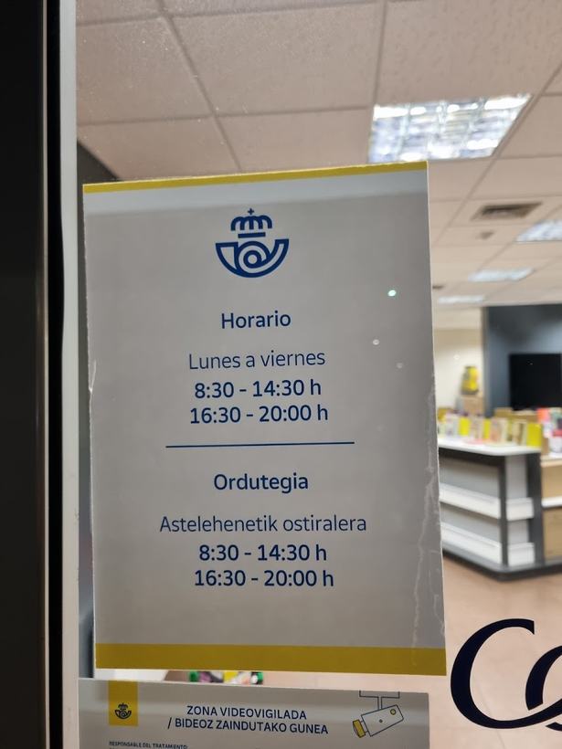 Oficina de Correos en Zumarraga