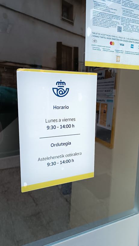 Oficina de Correos en Huarte