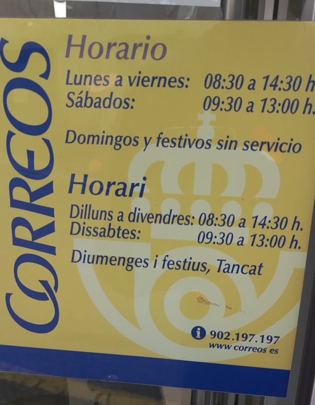 Oficina de Correos en Constantí