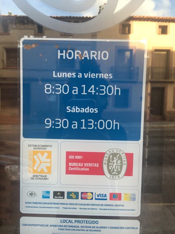 Oficina de Correos en Monreal del Campo
