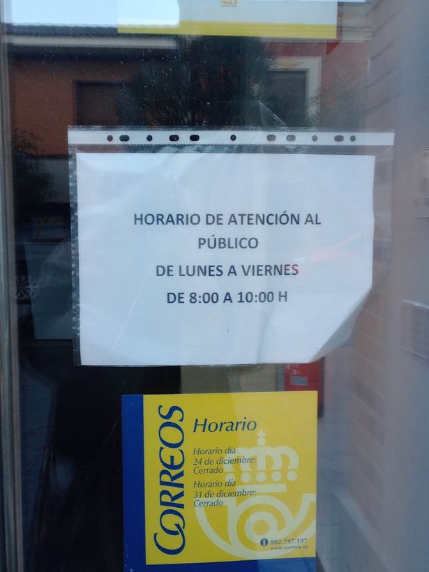 Oficina de Correos en Valmojado